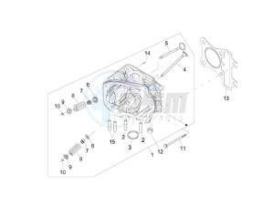 S 125 4T E3 drawing Head unit - Valve