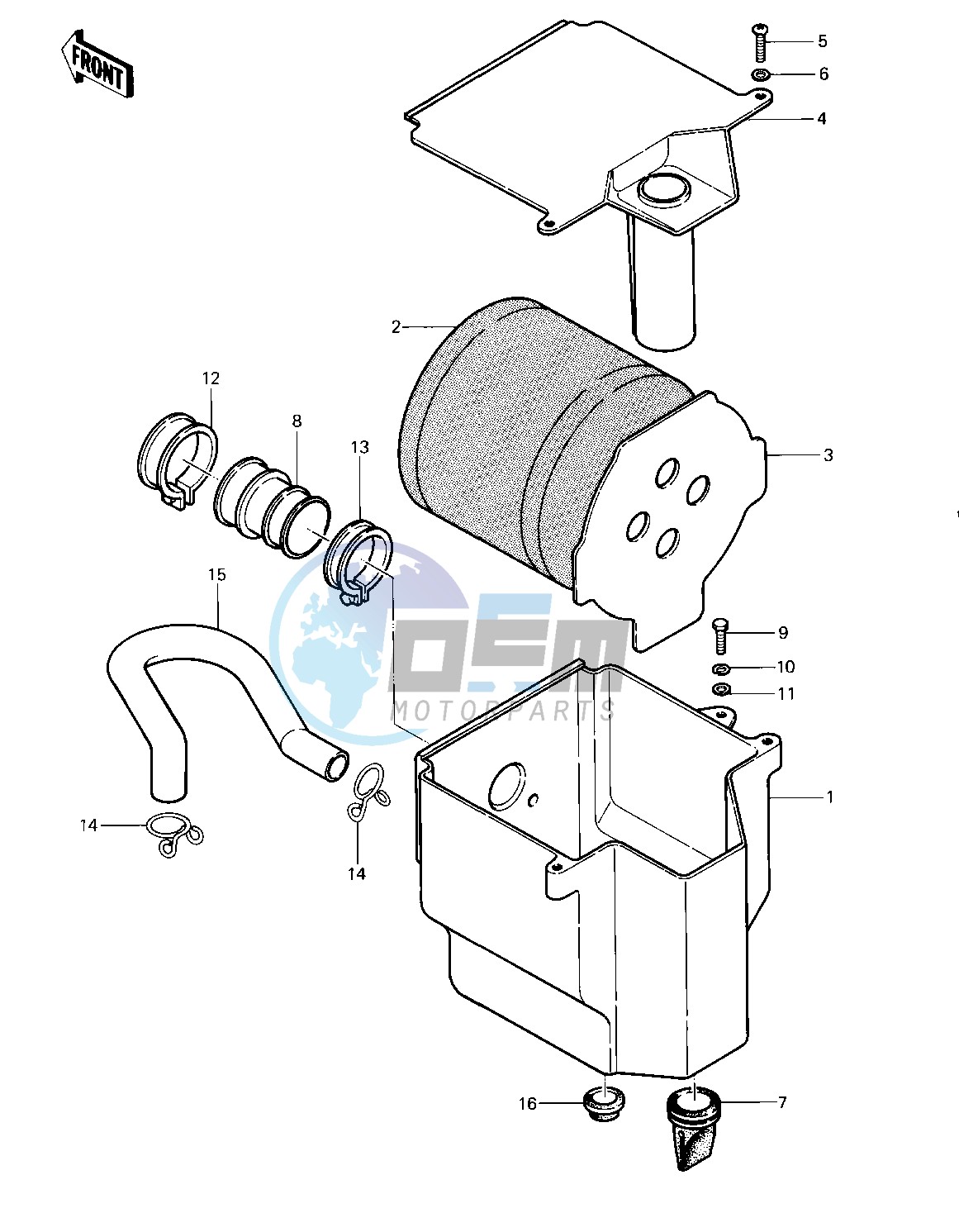 AIR CLEANER -- 83 A2- -