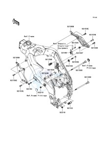 NINJA ZX-10R ZX1000E9F FR GB XX (EU ME A(FRICA) drawing Engine Mount