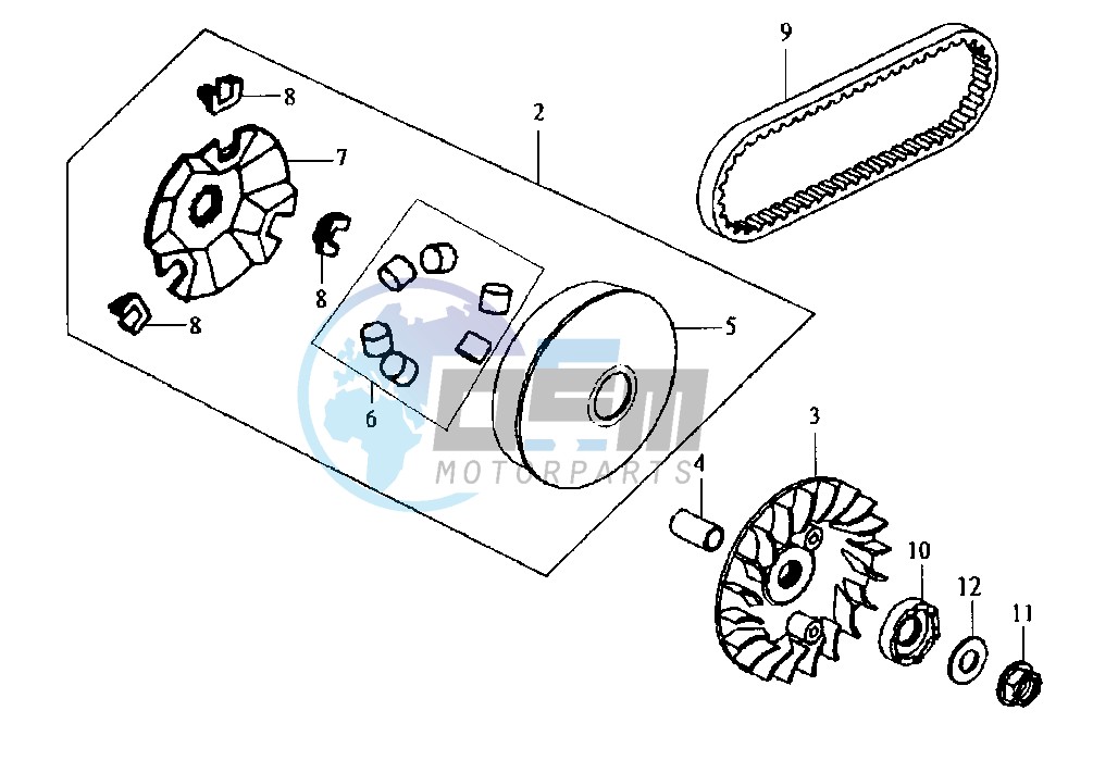 DRIVING PULLEY