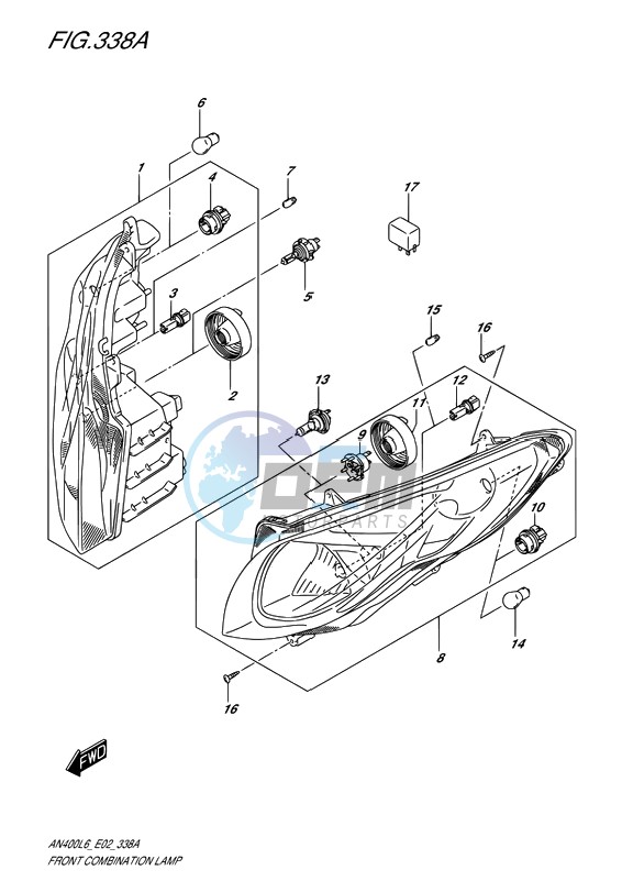 FRONT COMBINATION LAMP