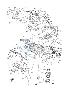 MTM850 MTM-850 XSR900 (B90A) drawing FUEL TANK