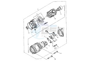 XJ S DIVERSION 900 drawing GENERATOR