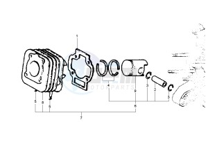 Liberty 50 drawing Cylinder - Piston