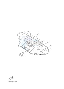 MT09 900 (1RCD 1RCE) drawing TAILLIGHT