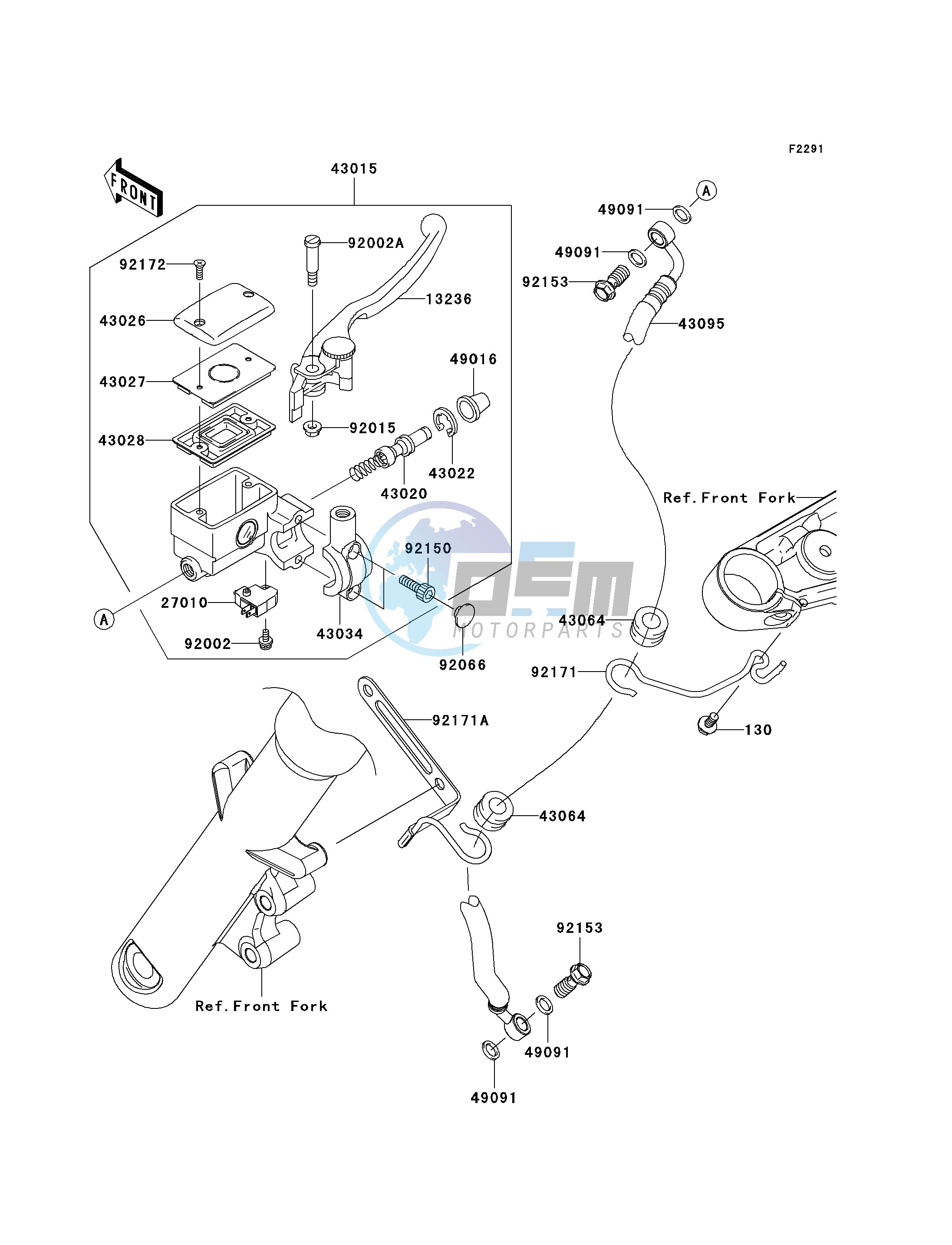 FRONT MASTER CYLINDER