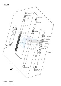 TU250X (E28) drawing FRONT DAMPER