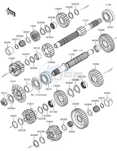 VERSYS 1000 KLZ1000BHF XX (EU ME A(FRICA) drawing Transmission