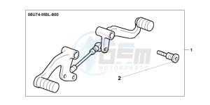 NT650V DEAUVILLE drawing SEESAW CHG PEDAL