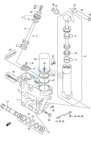 DF 250AP drawing Trim Cylinder