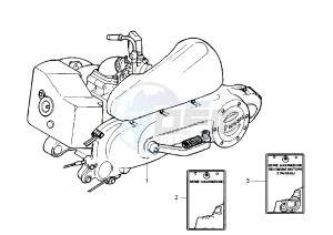 Liberty 2T RST 50 drawing Engine