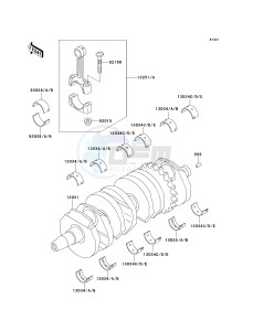 ZX 600 E [NINJA ZX-6] (E7-E9) [NINJA ZX-6] drawing CRANKSHAFT