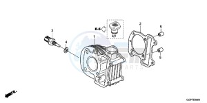 NSC50E Vision 50 - NSC50E UK - (E) drawing CYLINDER