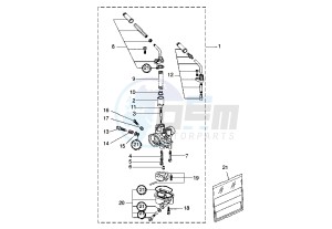 YQ AEROX 50 drawing CARBURETOR SWITZERLAND