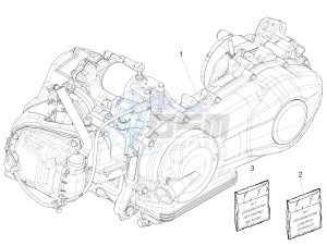 150 Sprint 4T 3V ie (APAC) (AU, CD, EX, JP, RI, TH, TN) drawing Engine, assembly