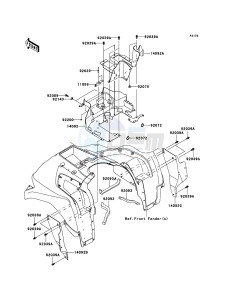 KVF750_4X4_EPS KVF750GCS EU GB drawing Flap