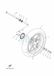 YP125RA XMAX 125 ABS (BGU2) drawing SIDE COVER