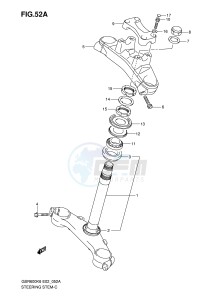 GSR600 (E2) drawing STEERING STEM (SEE NOTE)