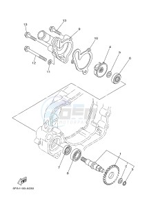 YZ85LW (1SPK) drawing WATER PUMP