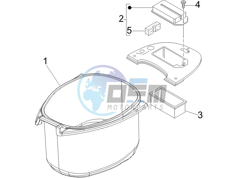 Helmet housing - Undersaddle