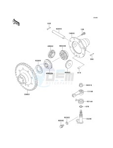 KAF 300 B [MULE 500] (B1-B2) [MULE 500] drawing DIFFERENTIAL