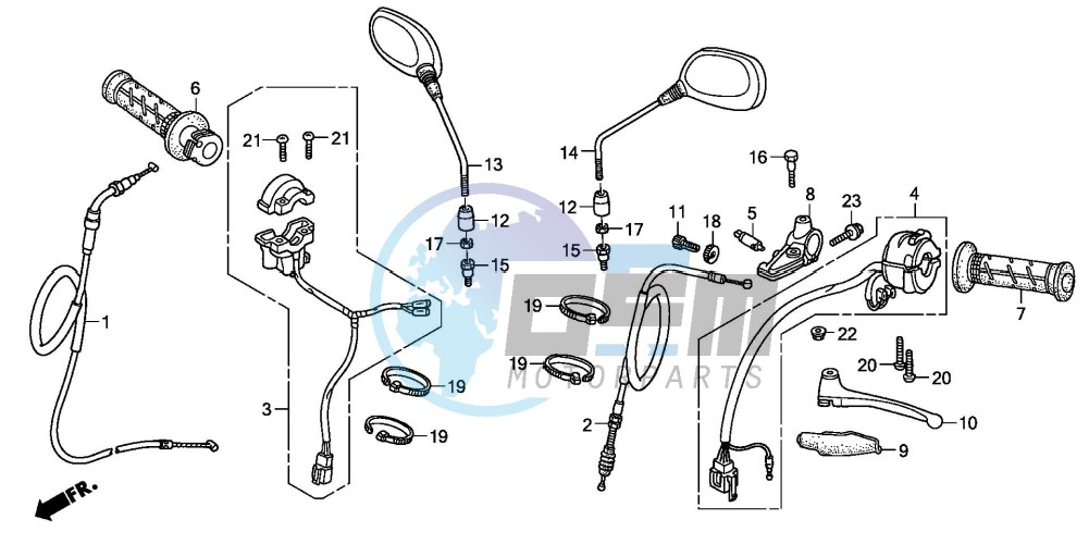 HANDLE LEVER/SWITCH/CABLE