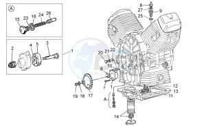 V7 CafÃ¨ 750 drawing Oil pump