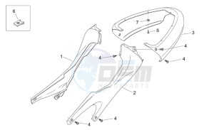 RS 125 Tuono drawing Rear body I