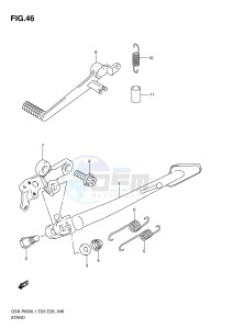 GSX-R600 (E3) drawing STAND