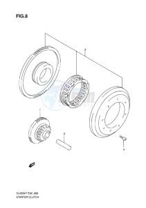 DL650 ABS V-STROM EU-UK drawing STARTER CLUTCH