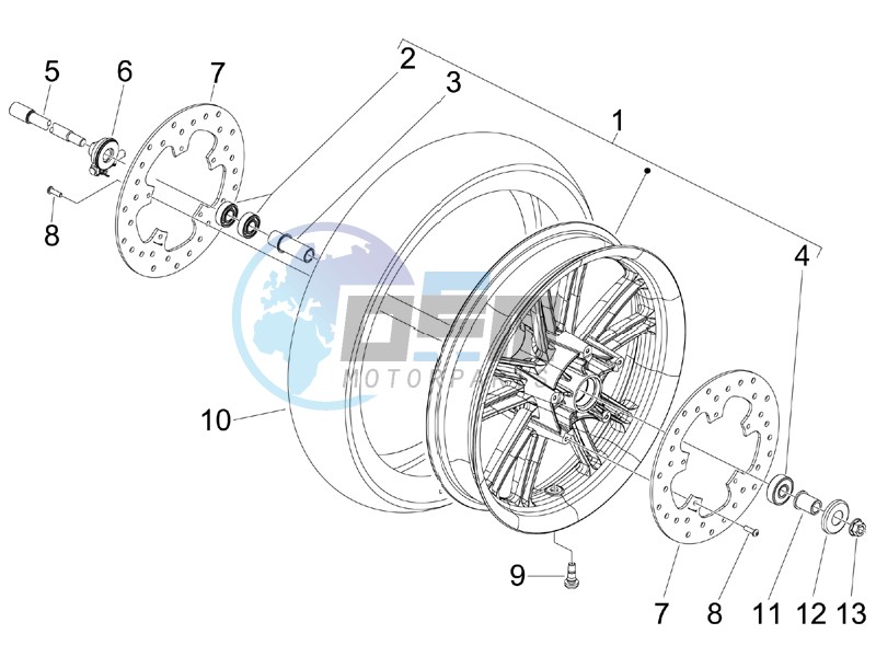 Front wheel