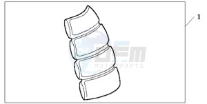 CBF1000A9 UK - (E / ABS MKH) drawing TANK PAD 2