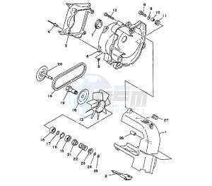 XC FLY ONE 150 drawing AIR SHROUD  FAN