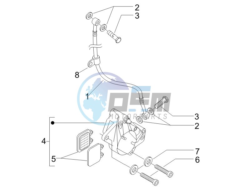 Brakes pipes - Calipers