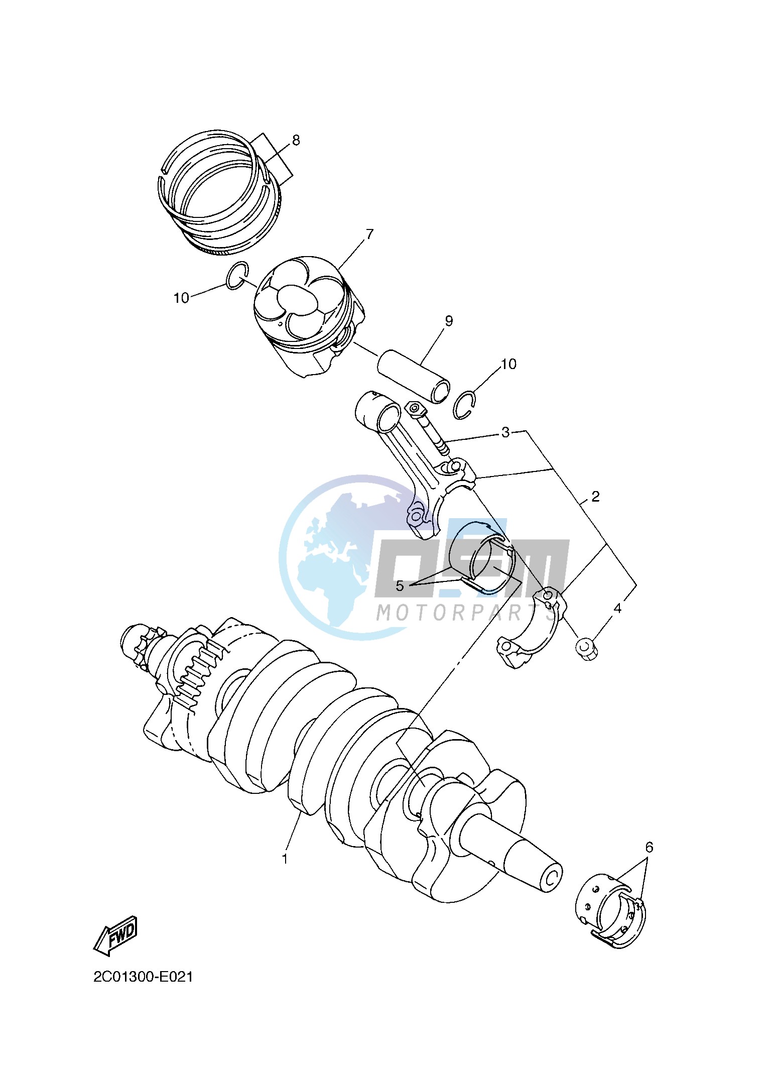 CRANKSHAFT & PISTON