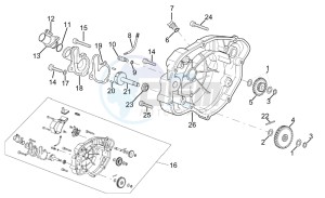 RX 50 racing 2003 drawing Clutch cover