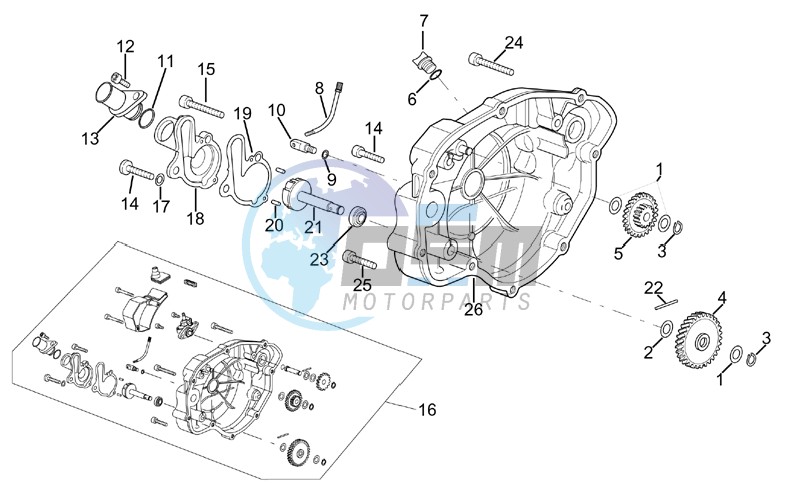 Clutch cover