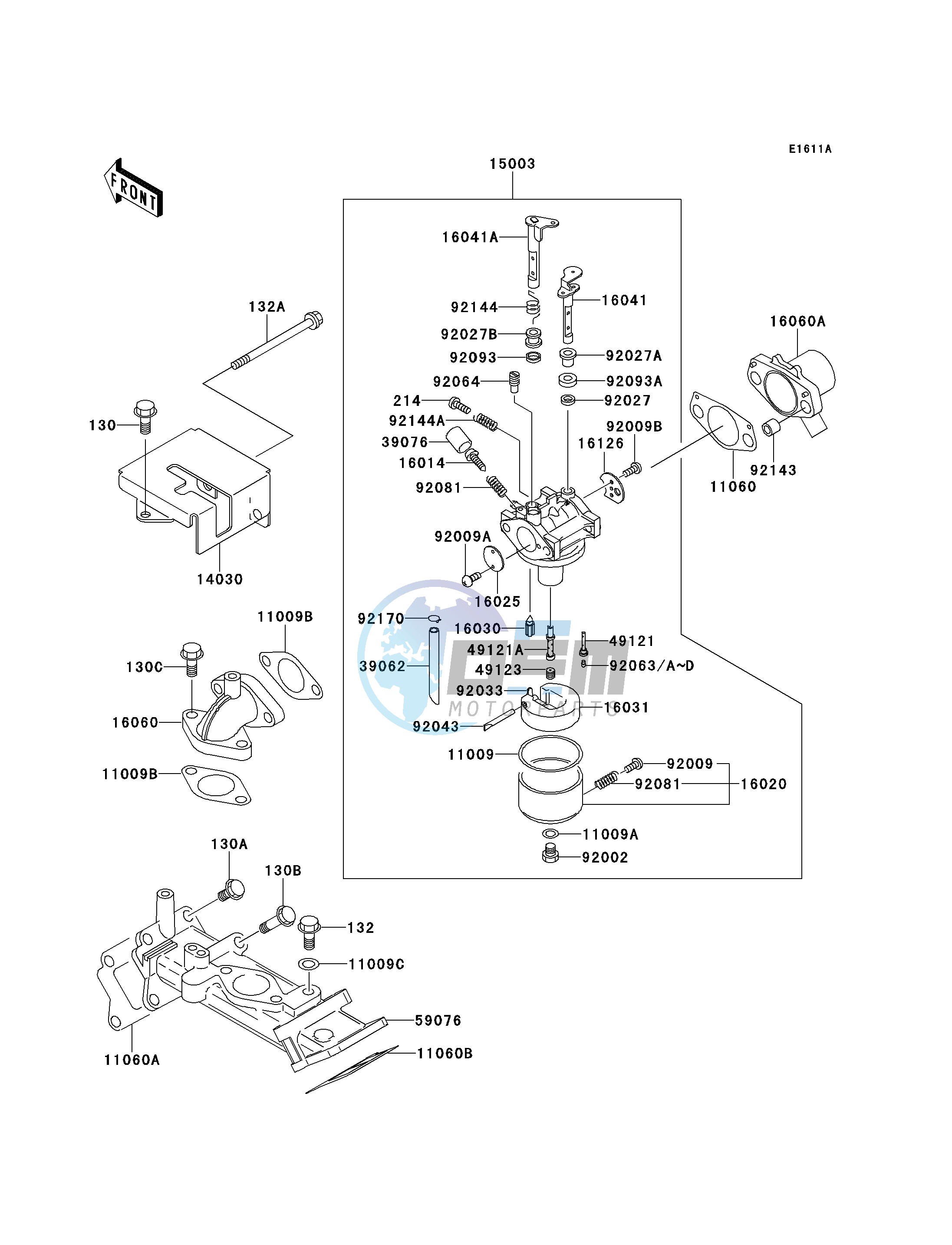 CARBURETOR -- AF620A-509265 - - -