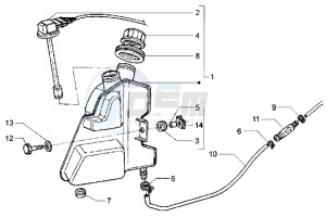 Hexagon 125 LX drawing Oil tank