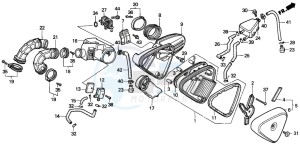 NV400C drawing AIR CLEANER