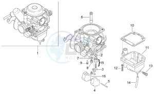 Leonardo 125-150 drawing Carburettor III