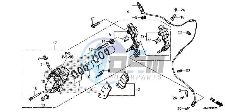 FRONT BRAKE CALIPER