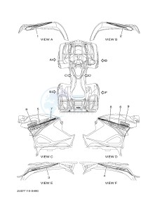 YFM700FWAD YFM70GPLH GRIZZLY 700 EPS LIMITED EDITION (2UDT) drawing GRAPHICS