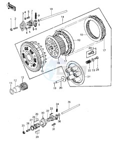 KZ 1000 A [KZ1000] (A1-A2A) [KZ1000] drawing CLUTCH -- 77-78 A1_A2_A2A- -