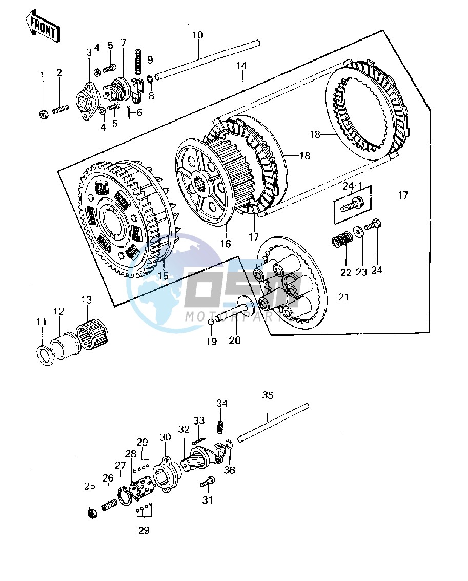 CLUTCH -- 77-78 A1_A2_A2A- -