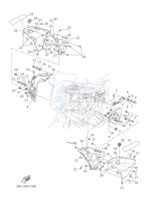 TRACER 700 MTT690-A (B4T1) drawing COWLING 2