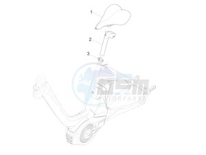 Wi-Bike Mas Mech Active 0 drawing Saddle/seats