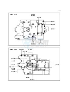 W800 EJ800AEF GB XX (EU ME A(FRICA) drawing Crankcase Bolt Pattern