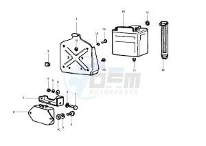 PX 125-150-200 drawing Battery