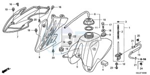 CRF50F9 Europe Direct - (ED) drawing FUEL TANK